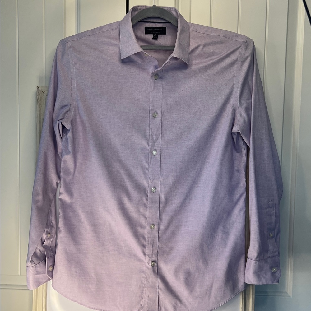 Banana Republic Lavender Button-Up Shirt